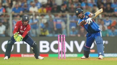Sanju Samson walloped 7 sixes of his own en route to his blistering 89 vs England (AP)