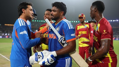 Sanju Samson's 97-run knock helps India chase down 196-run target in 19.2 overs. (Picture Credit: X/@BCCI)