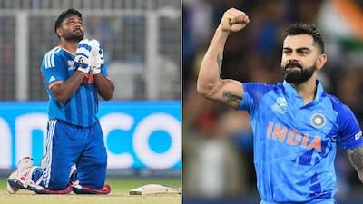 Sanju Samson's knock against the West Indies compared with Virat Kohli's knock against Pakistan in T20 World Cup 2022 at the MCG