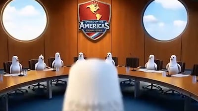 China’s US embassy posted an AI-generated video mocking Trump and his “Shield of the Americas” initiative, criticizing US security plans in Latin America. (X Screengrab)