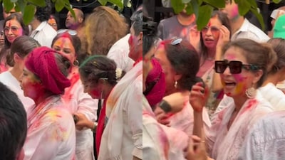 Shabana Azmi, Urmila Matondkar And Others Spotted Playing Holi, Video Goes Viral  