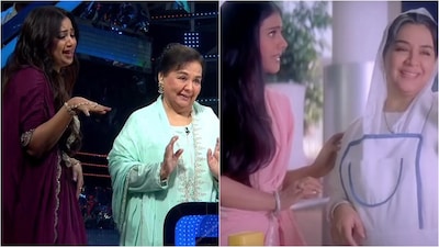 श्रेया घोषालने काजोलची भूमिका साकारली, फरिदा जलालसोबत K3G चा सीन पुन्हा तयार केला, इंटरनेटला आवडले.