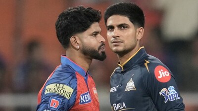 PBKS' Shreyas Iyer (L) and GT's Shubman Gill (R) (AP Photo)