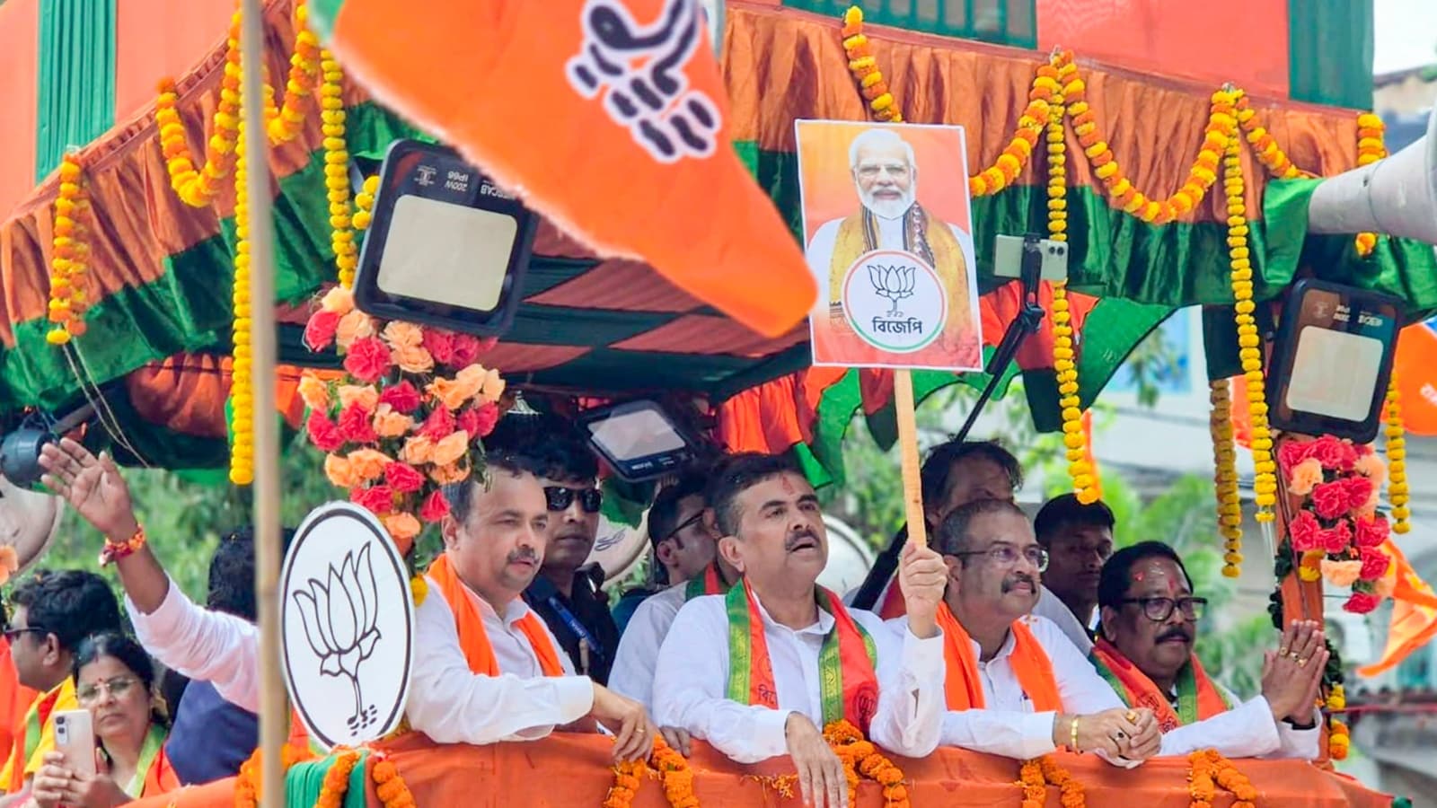 One of the earliest tirning points in Adhikari’s political journey came during the 2007 Nandigram land acquisition protests in West Bengal. As a leading face of the agitation against the then Left Front government, Adhikari gained statewide prominence. The Nandigram movement significantly weakened the Left’s rural base and strengthened the rise of Mamata Banerjee’s and All India Trinamool Congress. 
