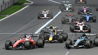 A snapshot from the 2026 Australian Grand Prix (AFP)
