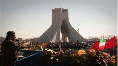 The Azadi Tower in Tehran's Revolutionary Square. (Image Courtesy: Reuters)