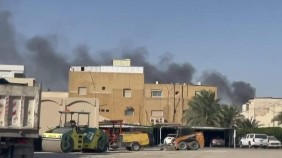Smoke Seen Near US Embassy In Kuwait After Iran Attack; Shelter-In-Place Warning Issued