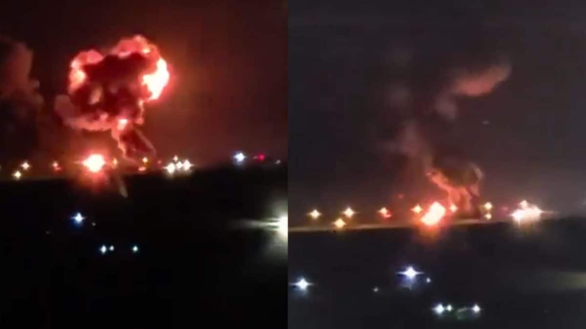 Iran Claims Ali Al-Salem Air Base Hit Again As Fresh Attack Rock Gulf, Video Shows Black Smoke