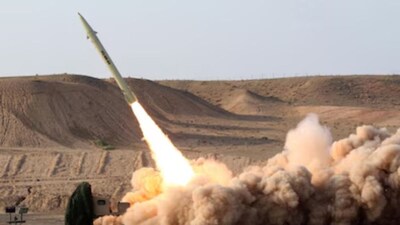 The missile was destroyed by NATO air and missile defence systems in the eastern Mediterranean Sea. (File photo)