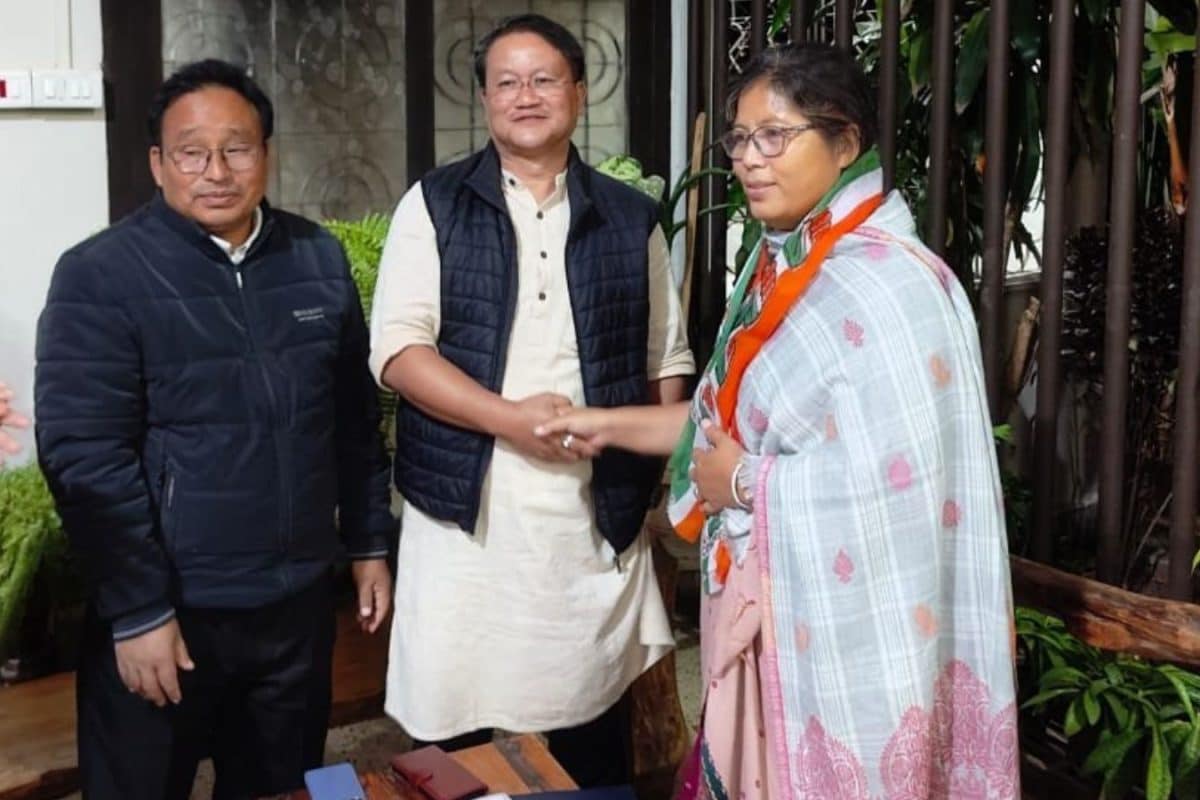 BJP leader Nandita Garlosa Joins Congress Ahead Of Assam Polls After Party Denies Ticket