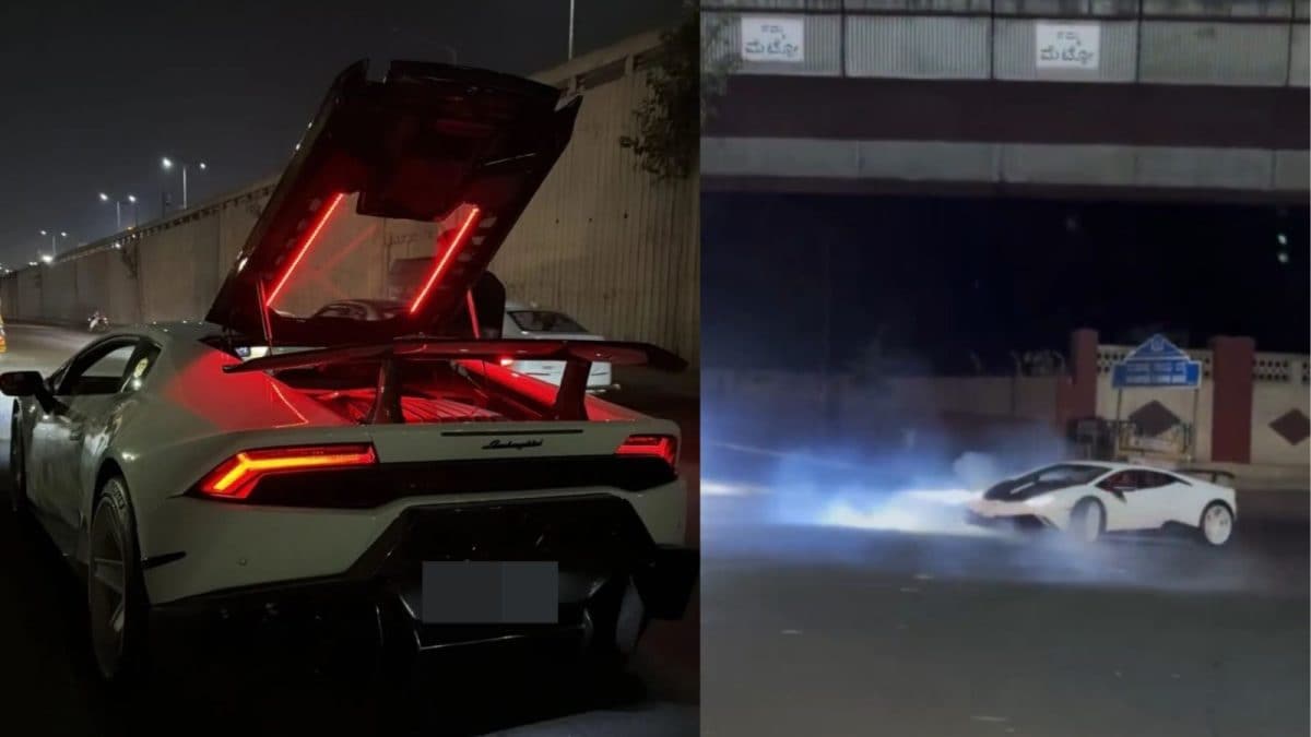 Viral Bengaluru Stunt Lamborghini Traced To Ex-Don’s Son, Police Issue Notice