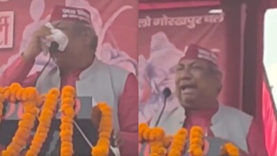 He announced that the Nishad Party would hold four large rallies across Uttar Pradesh. (PTI)