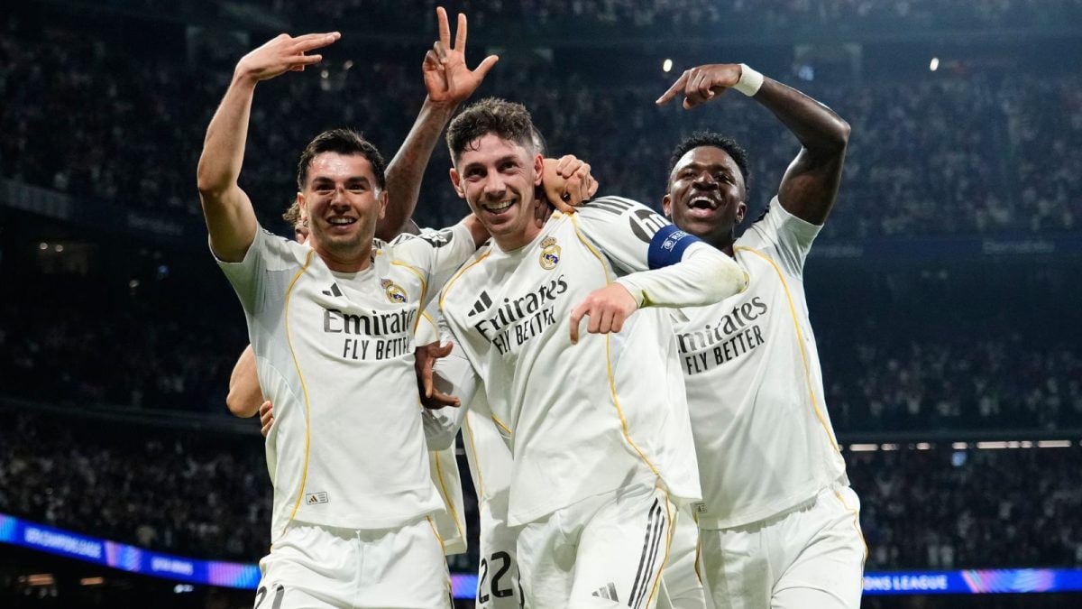 UCL: Federico Valverde's First Half Hattrick Helps Real Madrid Rout Man City