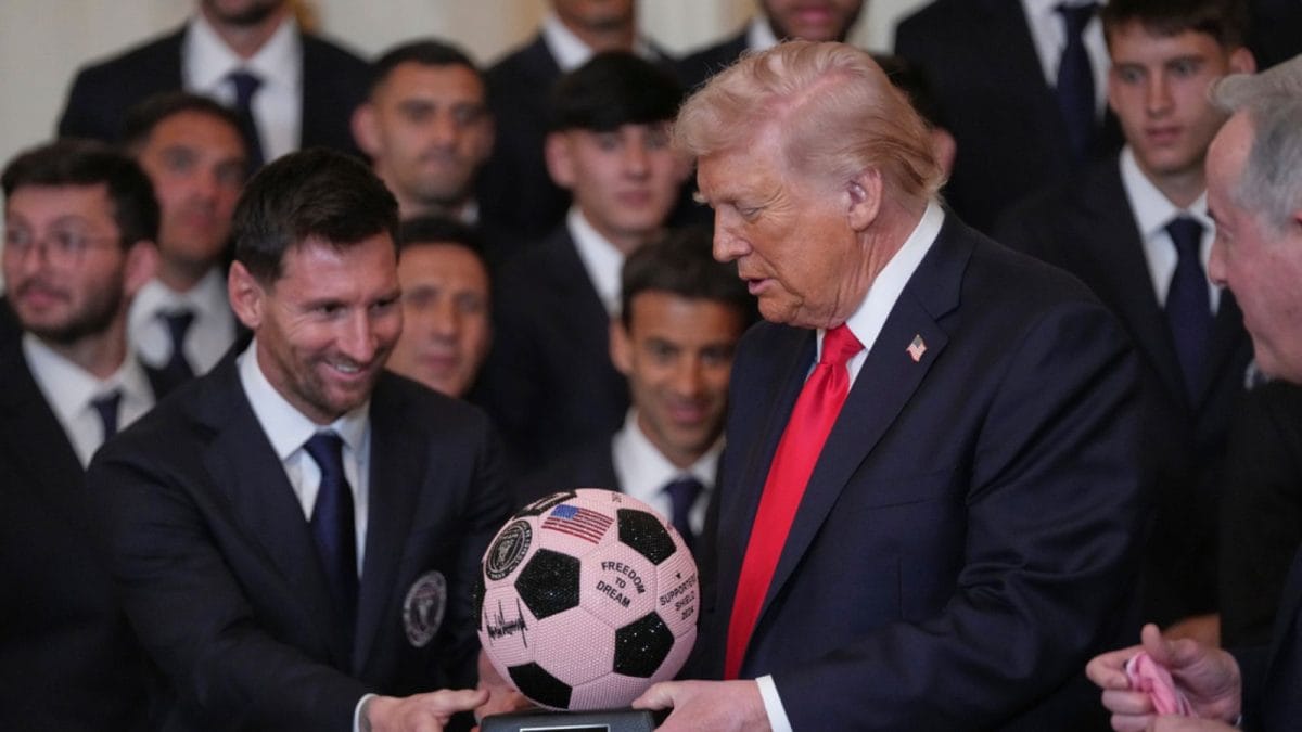 Donald Trump Labels Messi 'Better Than Pele' As Inter Miami Honoured At Whitehouse !