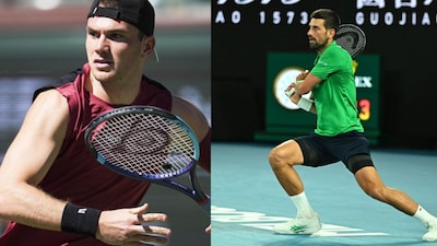 Jack Draper, Novak Djokovic.