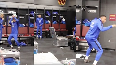 Kylian Mbappe with France national team.