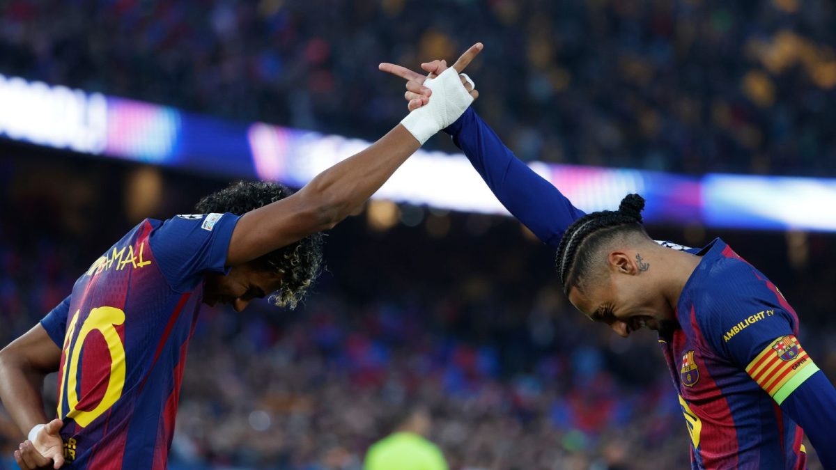 UCL: Barcelona Breeze Into Quarters With Demolition Of Newcastle At Nou Camp As Lewy, Raphinha, Yamal Shine