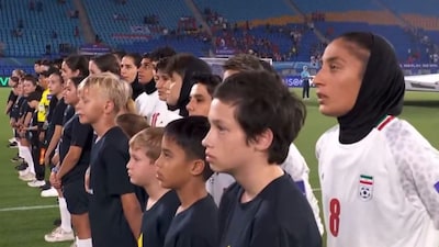 AFC Asian Cup 2026: Iranian Women's Football Team. (X) 