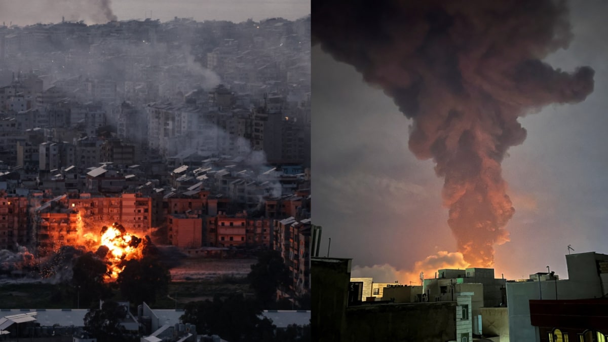 Massive Blaze, Plumes Of Smoke: Israeli Strikes Hit Shahran Oil Depot In Tehran | Visuals