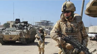 British troops came under attack as an Iranian drone targeted a military base in Iraq (Image credit: Reuters)