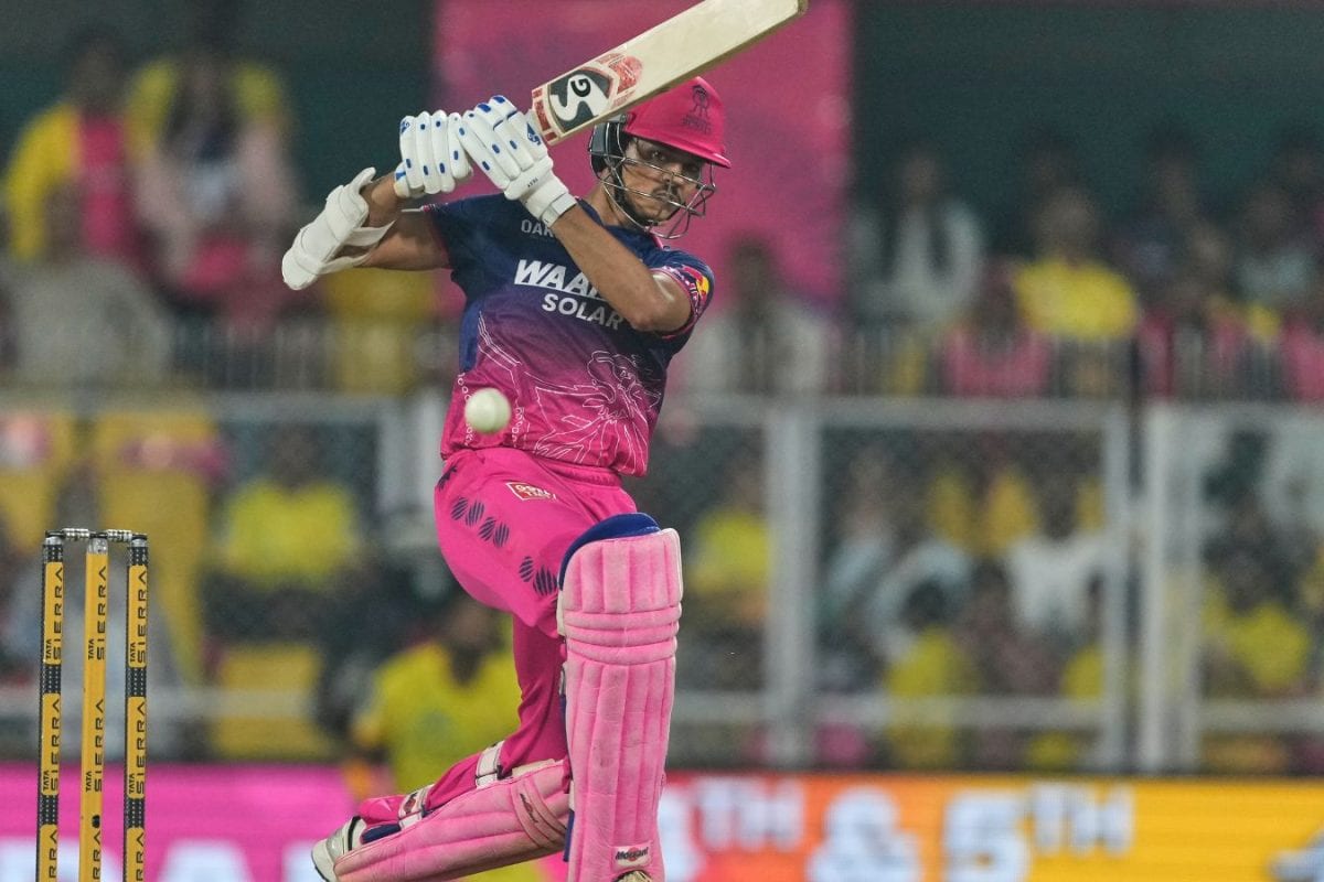 RR Star Jaiswal Enters 'Century Of Maximums' Club With Six Against MI