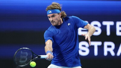 Stefanos Tsitsipas hasn't won a title in the past year (Picture credit: AFP)