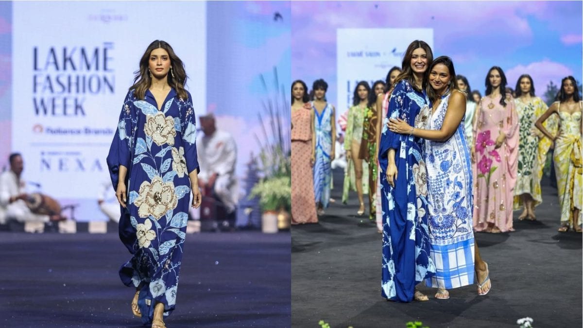 Diana Penty Brings Blue Drama To Lakmé Salon X Verandah’s INDIGENE Showcase At Lakmé Fashion Week