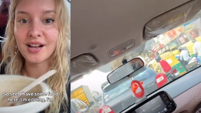 A German woman rising in Bengaluru has shared a candid take on the Bengaluru traffic. (Instagram)