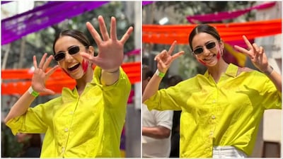 Rakul shared that marriage has added new rituals to her Holi celebrations.