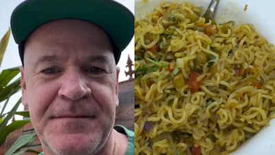 A Canadian traveller shared his experience of tasting Maggi in Jaipur. (Photo Credit: Instagram)