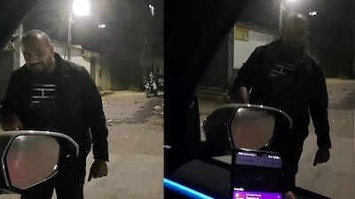 The scene stands out as the delivery is being done via a BMW. (Photo Credit: X)