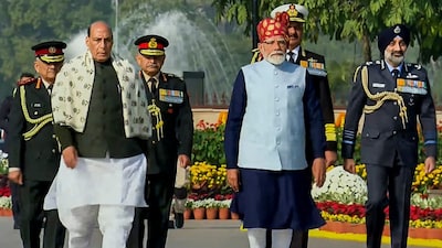 PM Narendra Modi’s unwavering commitment to fortifying India’s defences shines as a beacon of foresight. (Image: PTI/File)