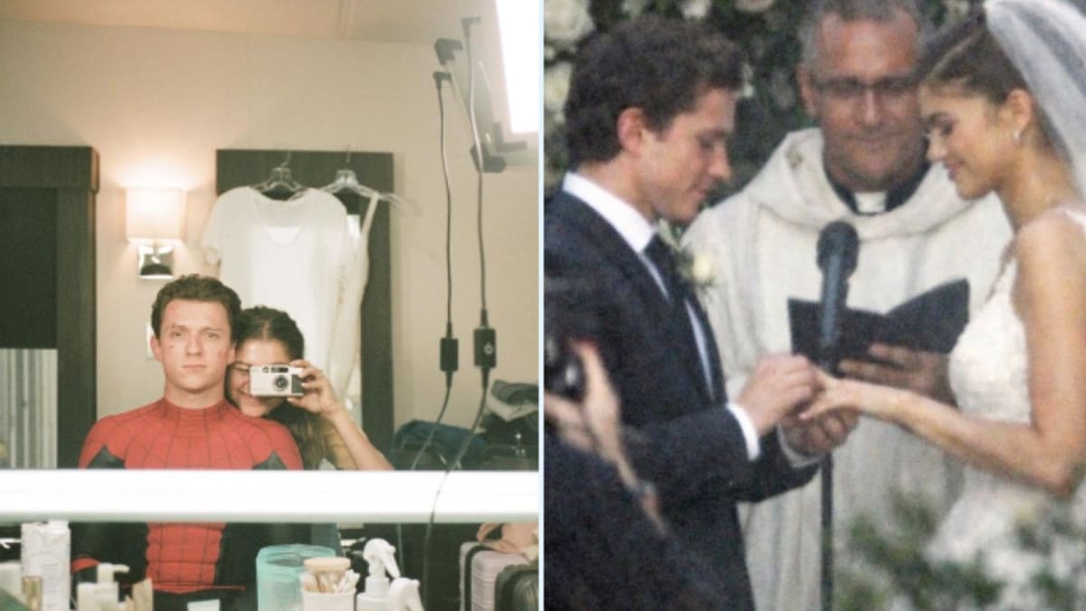 Is That A Photo From Tom Holland And Zendaya’s Secret Wedding? | Hollywood News