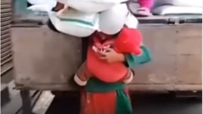  The clip has sparked an emotional debate on strength and struggle.