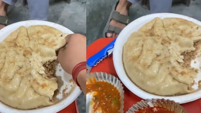 This oversized momo has left the internet impressed. (Photo Credit: Instagram)