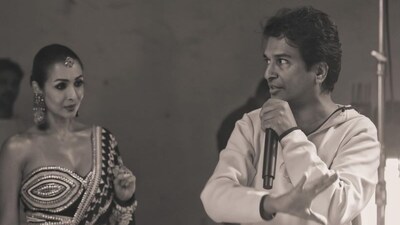 Vikram shared a black-and-white candid picture with Malaika on Instagram. (Photo Credit: Instagram)