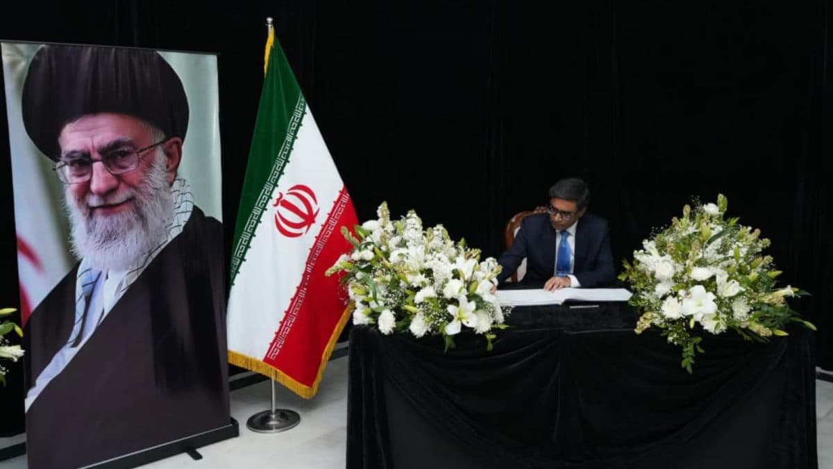 Foreign Secretary Vikram Misri Signs Book Condoling Supreme Leader Khamenei's Death At Iranian Embassy