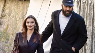 Emily Ratajkowski confirmed her relationship with Romain Gavras in February. (Photo Credit: X)