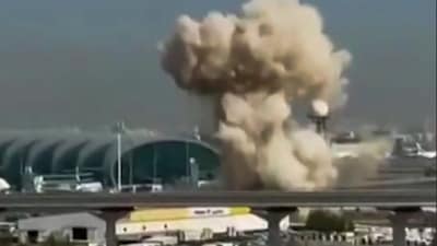 Dubai airport, the world's busiest for international traffic, suspended operations on March 7 before partially resuming services, after an air defence interception in the area during attacks from Iran. (Image: AFP)