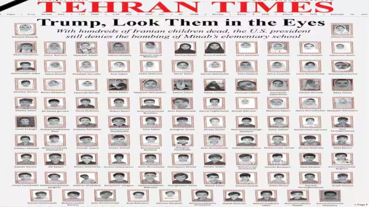 ‘Trump, Look Into Their Eyes’: Tehran Times Front Page Shows Students Killed In Girls’ School Strike