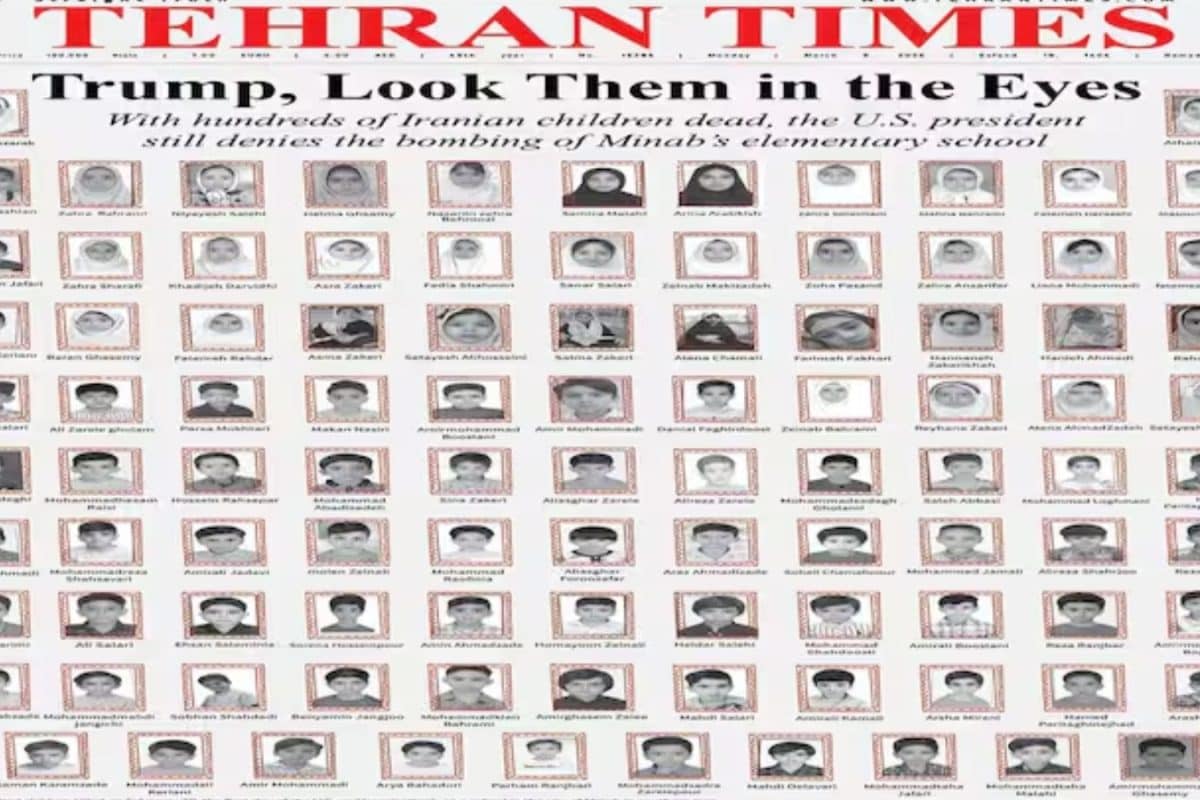 ‘Trump, Look Into Their Eyes’: Tehran Times Front Page Shows Students Killed In Girls’ School Strike
