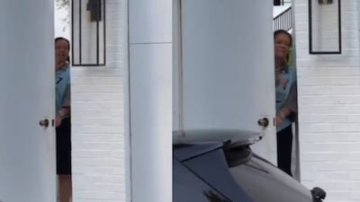 Rihanna lives in the Beverly Hills mansion with ASAP Rocky. (Photo Credit: X)