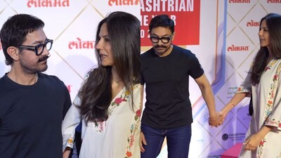 Aamir and Gauri arrived hand-in-hand at the event. (Photo Credit: Instagram)