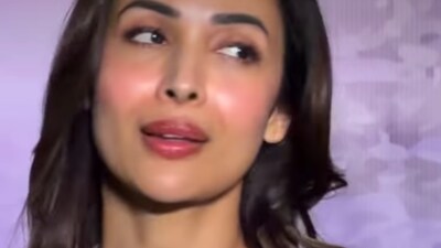 Malaika Arora arrived in a stunning Silver Gown. 