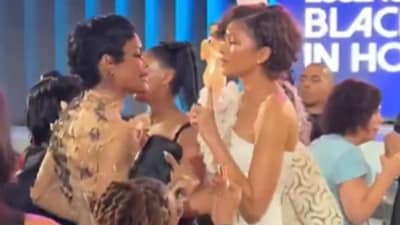Zendaya and Teyana Taylor were standing close to each other.