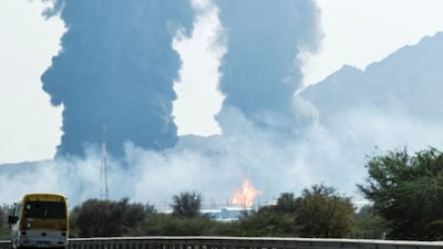 Smoke and flames rise from an energy installation in the Gulf emirate of Fujairah on Saturday, in what appeared to be the latest strike targeting the Gulf's petroleum facilities hours after the US struck Iran's Kharg Island. (Image: AFP)