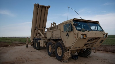 The UAE and Saudi Arabia rely on THAAD (in picture) for high-altitude ballistic defence, while Kuwait and Qatar use the Patriot system for terminal missile and aircraft defence. (Image: AFP/File)