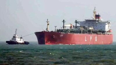 Visual of an Indian liquefied petroleum gas (LPG) carrier. (File)