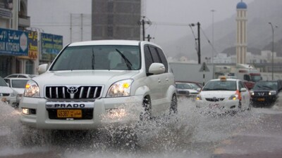 The incident took place  in South Al Batinah Governorate after three vehicles were caught in fast-moving floodwaters in Wadi Al Maawil.  (Image: Reuters/File)