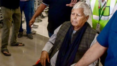 Former Bihar Chief Minister Lalu Prasad Yadav (PTI File)